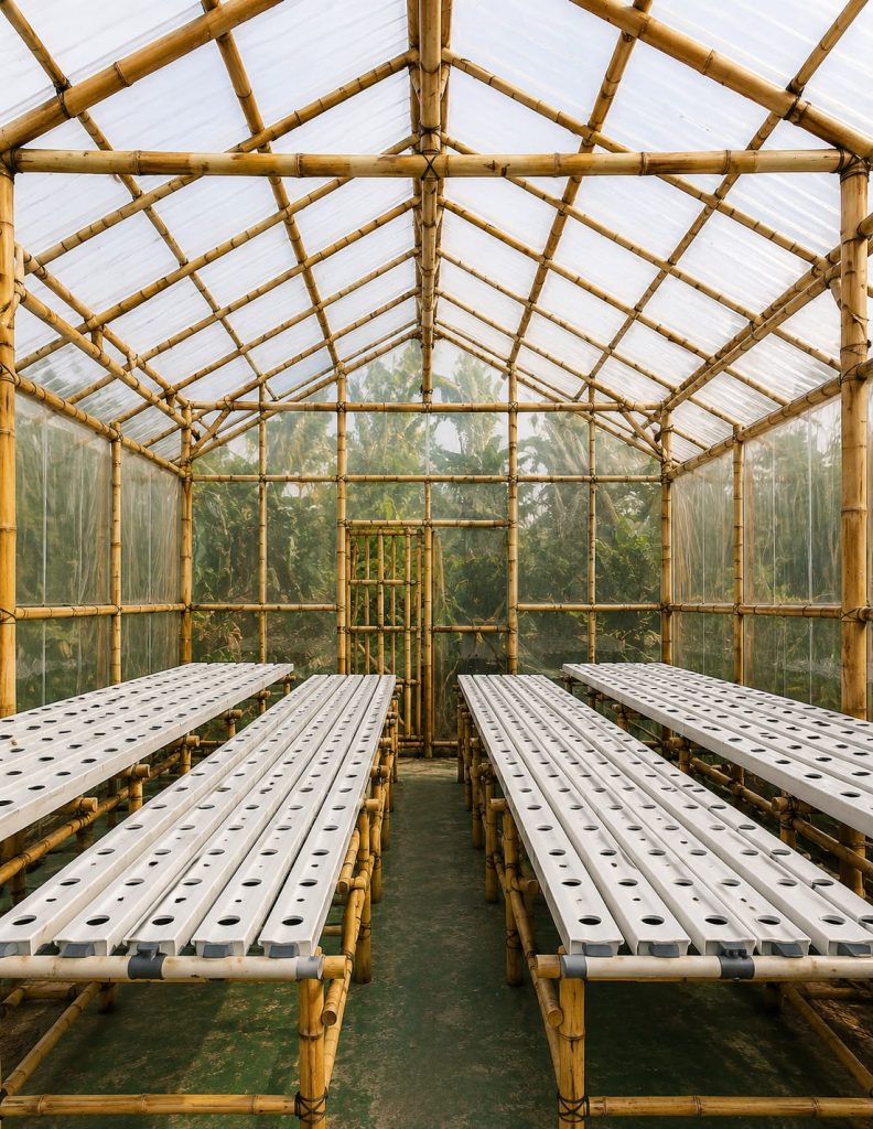 Jasa Pembuatan Green House Bambu