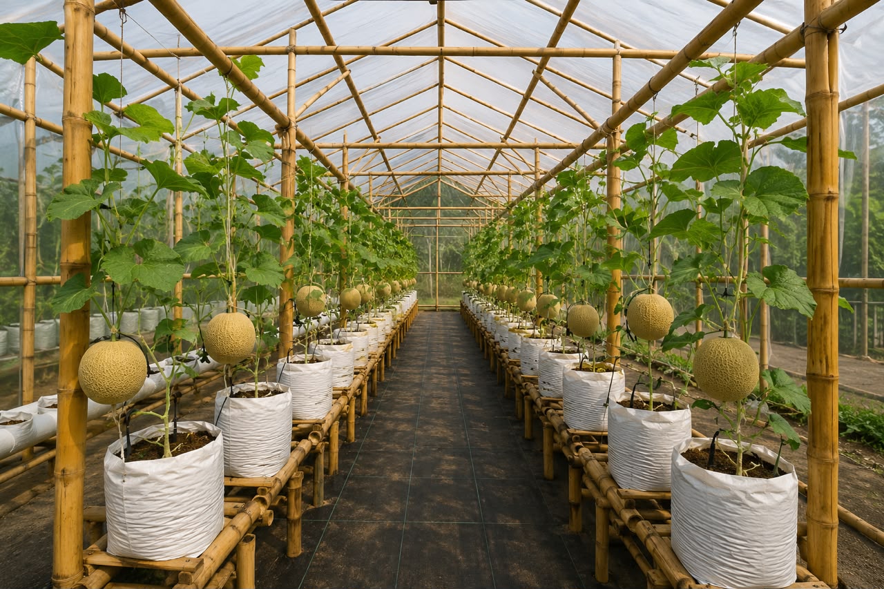 Jasa Pembuatan Green House Bambu