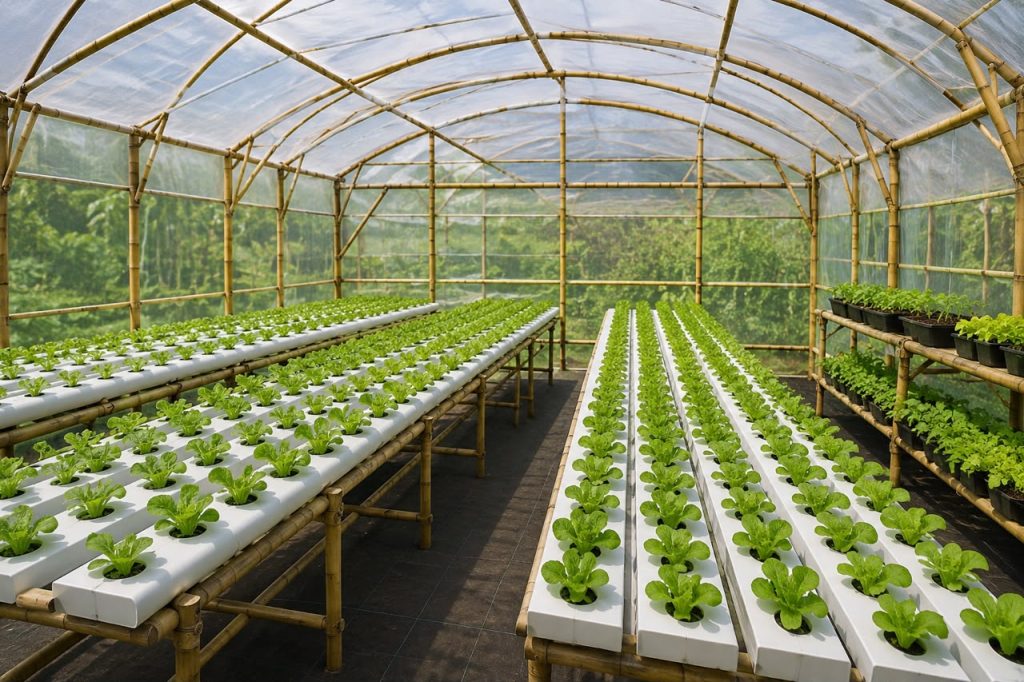 Jasa Pembuatan Green House Bambu